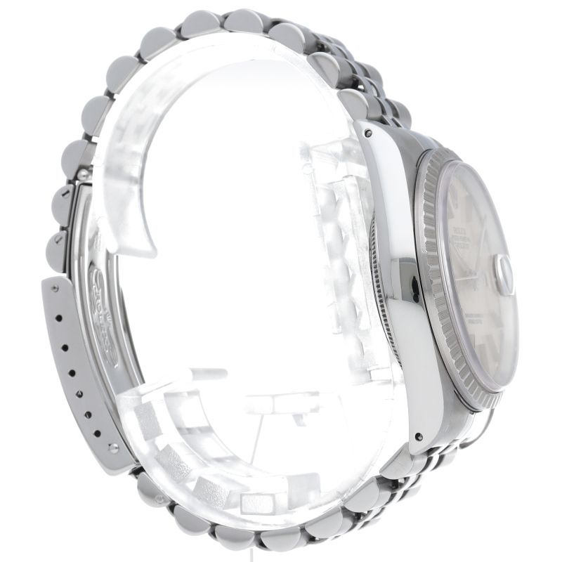 Rolex Datejust Watch Box SS Silver Polished — view 4