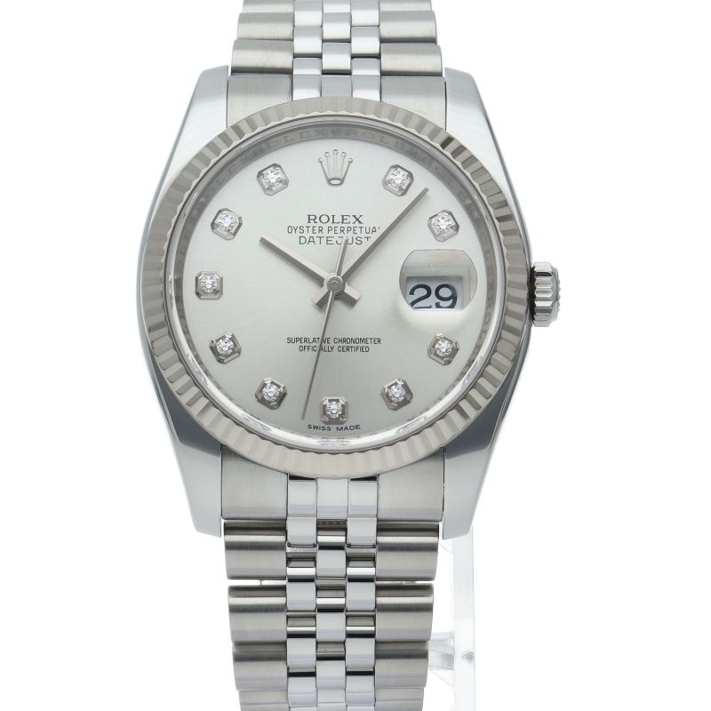 Rolex Datejust 36 Watch Diamond Box 18k — view 2