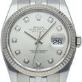 Rolex Datejust 36 Watch Diamond Box 18k