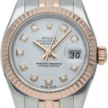 Rolex Datejust 26 Watch Jubilee Diamond 18k Pink Gold SS