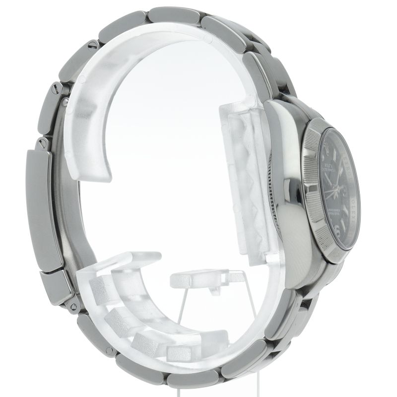Rolex Oyster Perpetual 26 Watch Box SS Black Polished — view 4