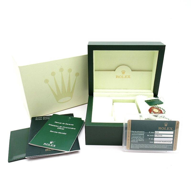 Rolex Oyster Perpetual 26 Watch Box SS Black Polished — view 6