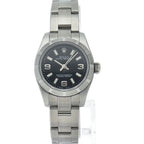 Rolex Oyster Perpetual 26 Watch Box SS Black Polished — view 2