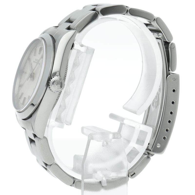 Rolex Oyster Perpetual Boys Watch SS Silver Polished — view 3