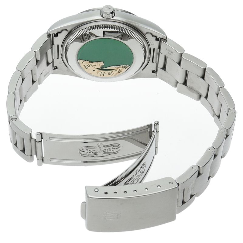 Rolex Oyster Perpetual Date Watch SS White Polished — view 5