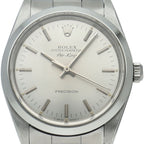 Rolex Air King SS Watch Silver Polished