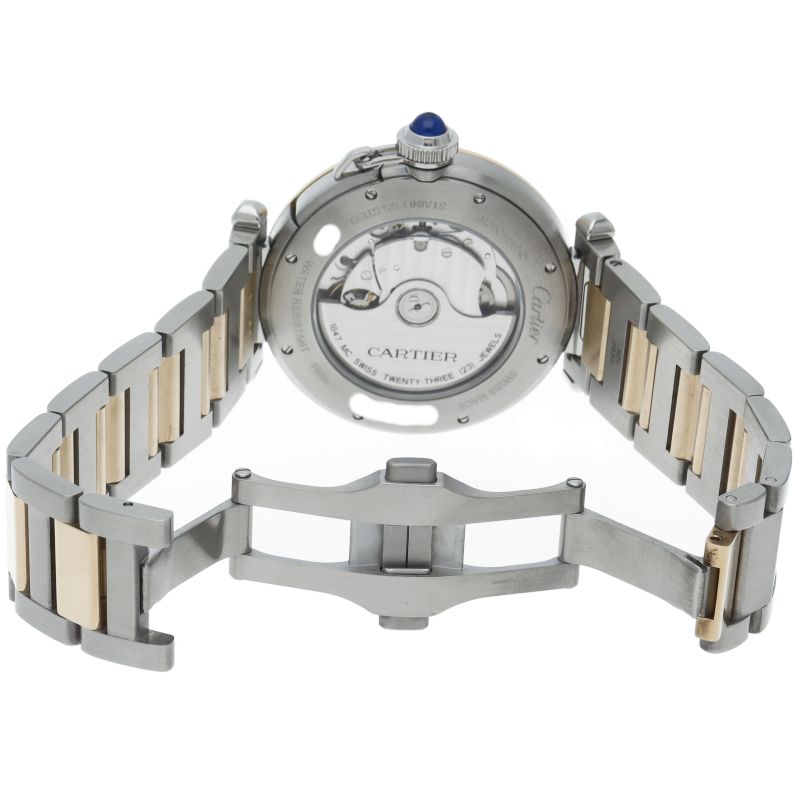 Cartier Pasha de Cartier Watch 41 Combination 18k Yellow Gold SS Silver — view 5