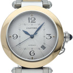 Cartier Pasha de Cartier Watch 41 Combination 18k Yellow Gold SS Silver
