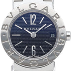 Bvlgari Watch 23 SS Black Polished