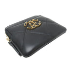 Chanel Coin Case Coin Purse Black — view 3