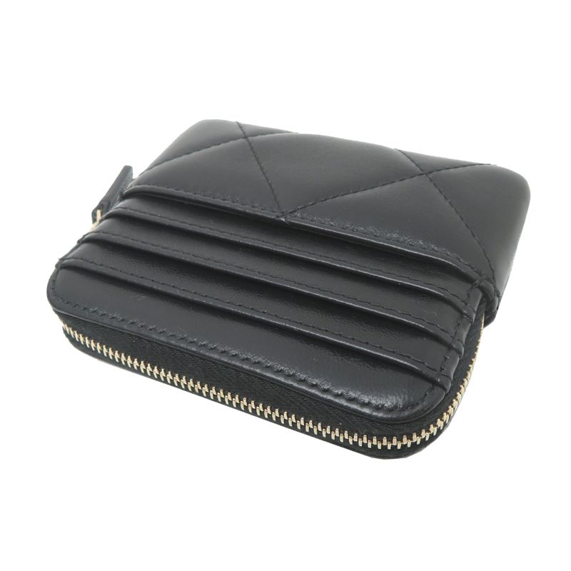 Chanel Coin Case Coin Purse Black — view 4