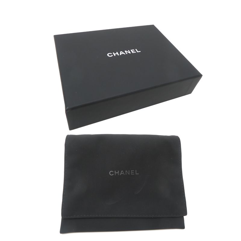 Chanel Coin Case Coin Purse Black — view 8