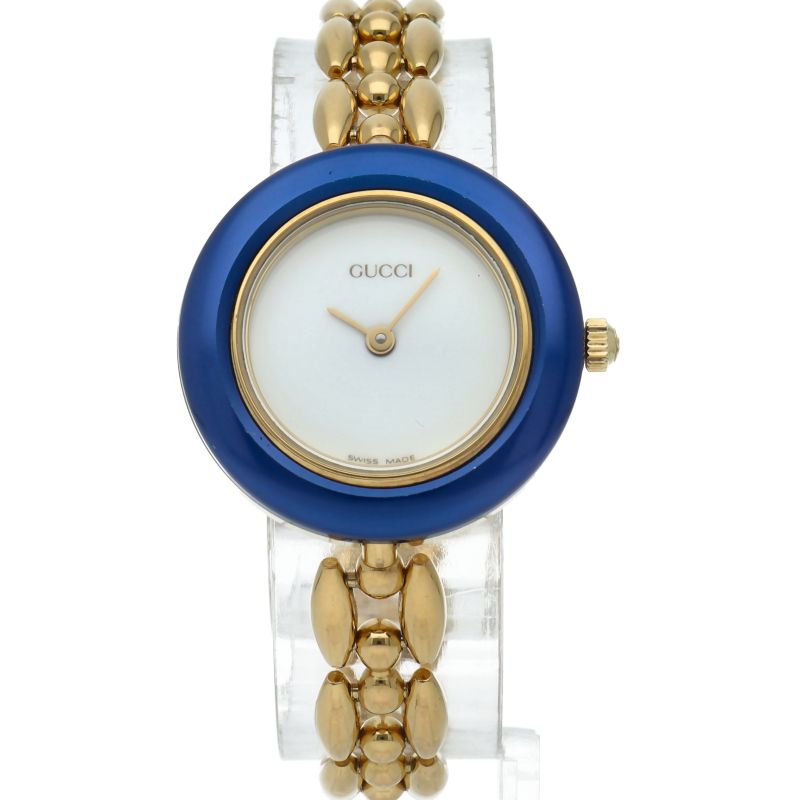 Gucci Change Bezel Watch 11 12.2 Box 6 White OH Polished — view 2