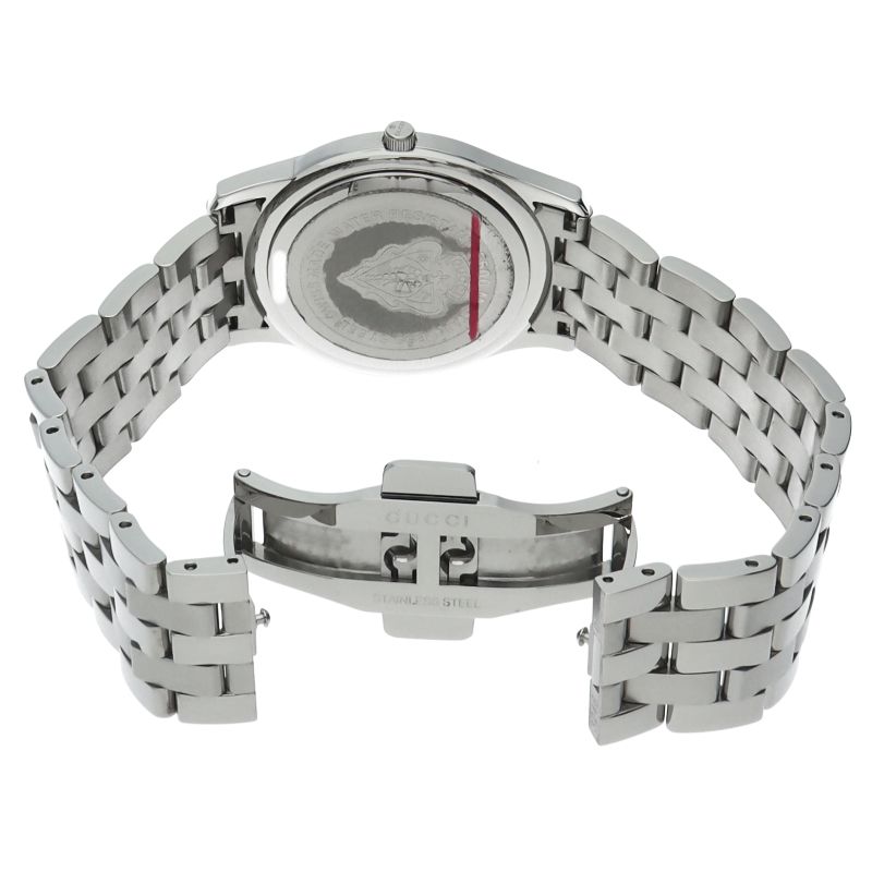 Gucci Class Watch Box SS Black Polished — view 5