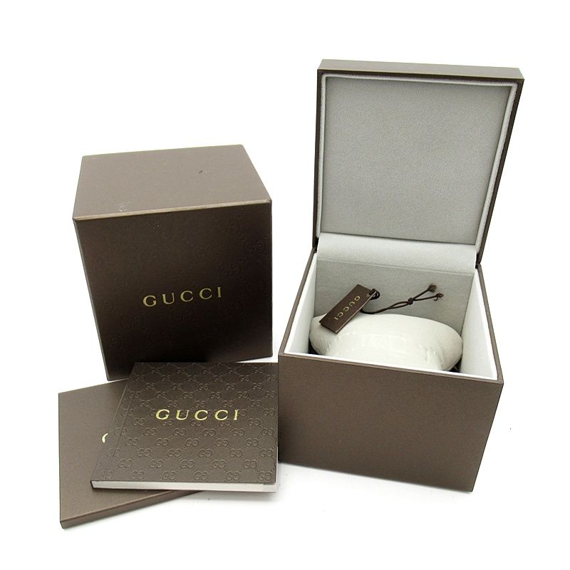 Gucci Class Watch Box SS Black Polished — view 6