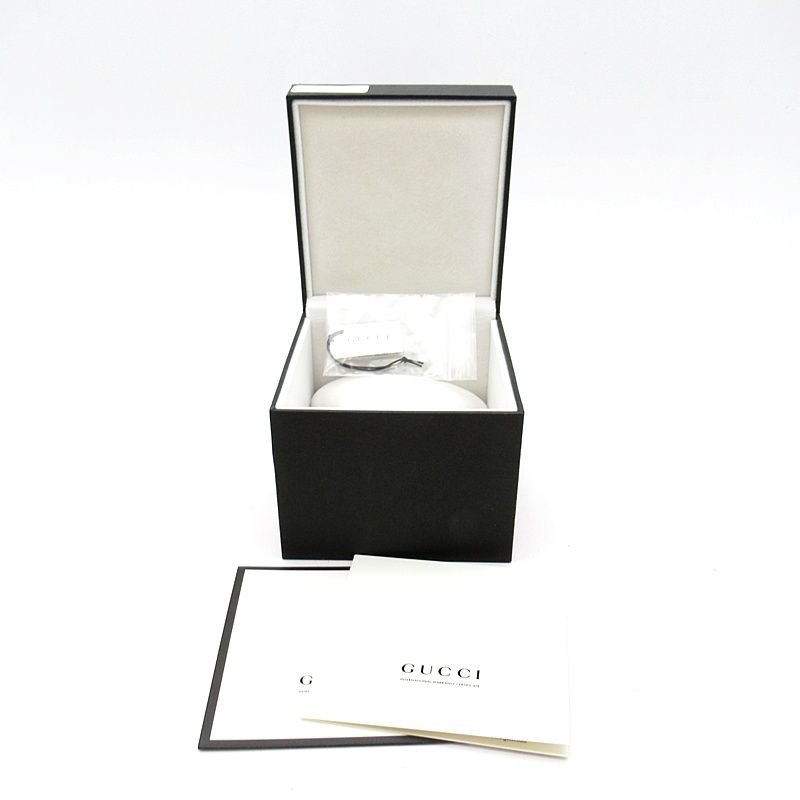 Gucci Bamboo Watch 132.4 Box SS Black Polished — view 6