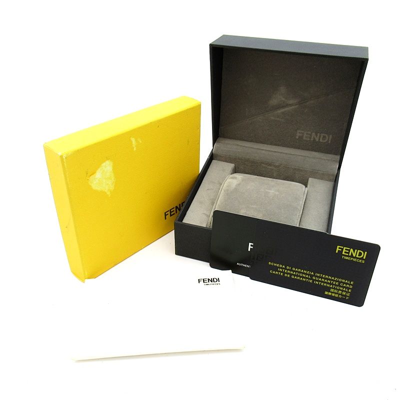 Fendi Bugsmon Star Watch Diamond Box SS Ceramic White — view 6