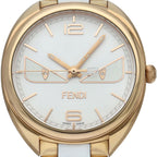 Fendi Bugsmon Star Watch Diamond Box SS Ceramic White