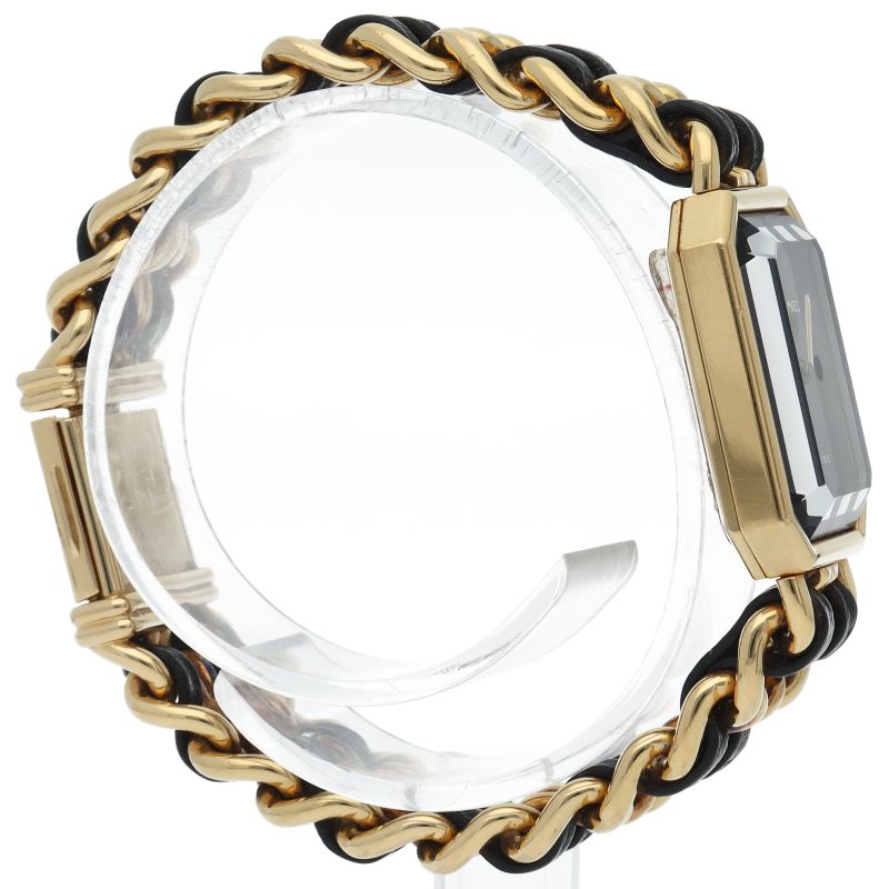 Chanel Premiere M Watch Box Leather Black — view 4