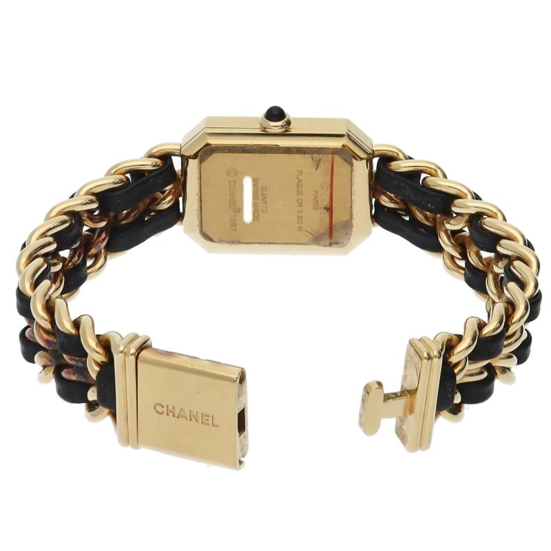 Chanel Premiere M Watch Box Leather Black — view 5