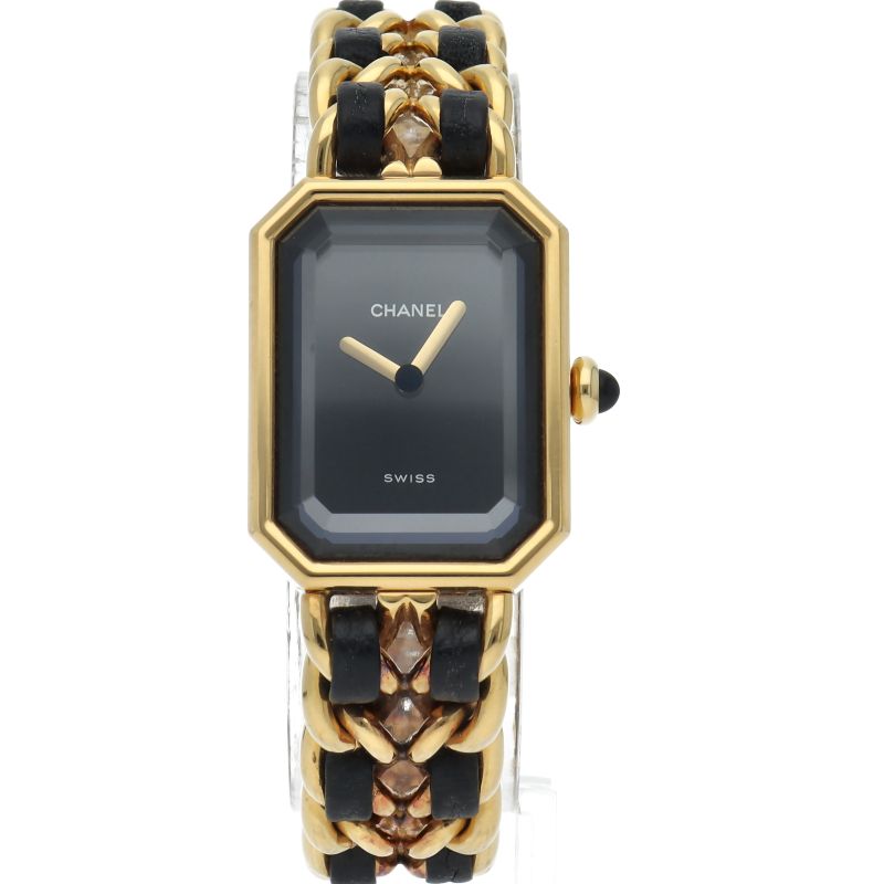 Chanel Premiere M Watch Box Leather Black — view 2