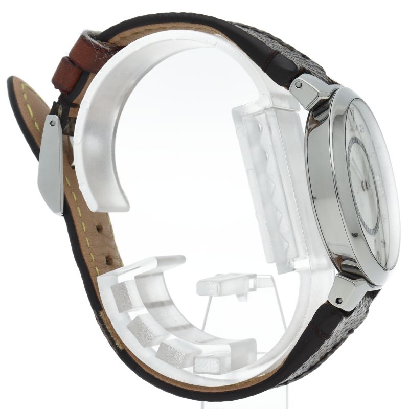 Louis Vuitton Tambour Monogram Watch 33 Diamond 2 SS Leather — view 4