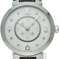 Louis Vuitton Tambour Monogram Watch 33 Diamond 2 SS Leather