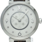Louis Vuitton Tambour Monogram Watch 33 Diamond 2 SS Leather