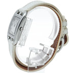 Hermes Capecod Double Tour Watch Box SS Leather Silver Polished — view 3