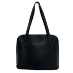Louis Vuitton Vintage Lussac Epi Leather Tote Shoulder Bag Noir — view 3