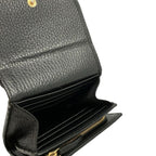 Gucci Bifold Wallet GG Marmont Plus Supreme Black Beige Khaki Leather — view 6