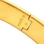 Hermes Bangle Click Gold Light Blue Bracelet — view 4