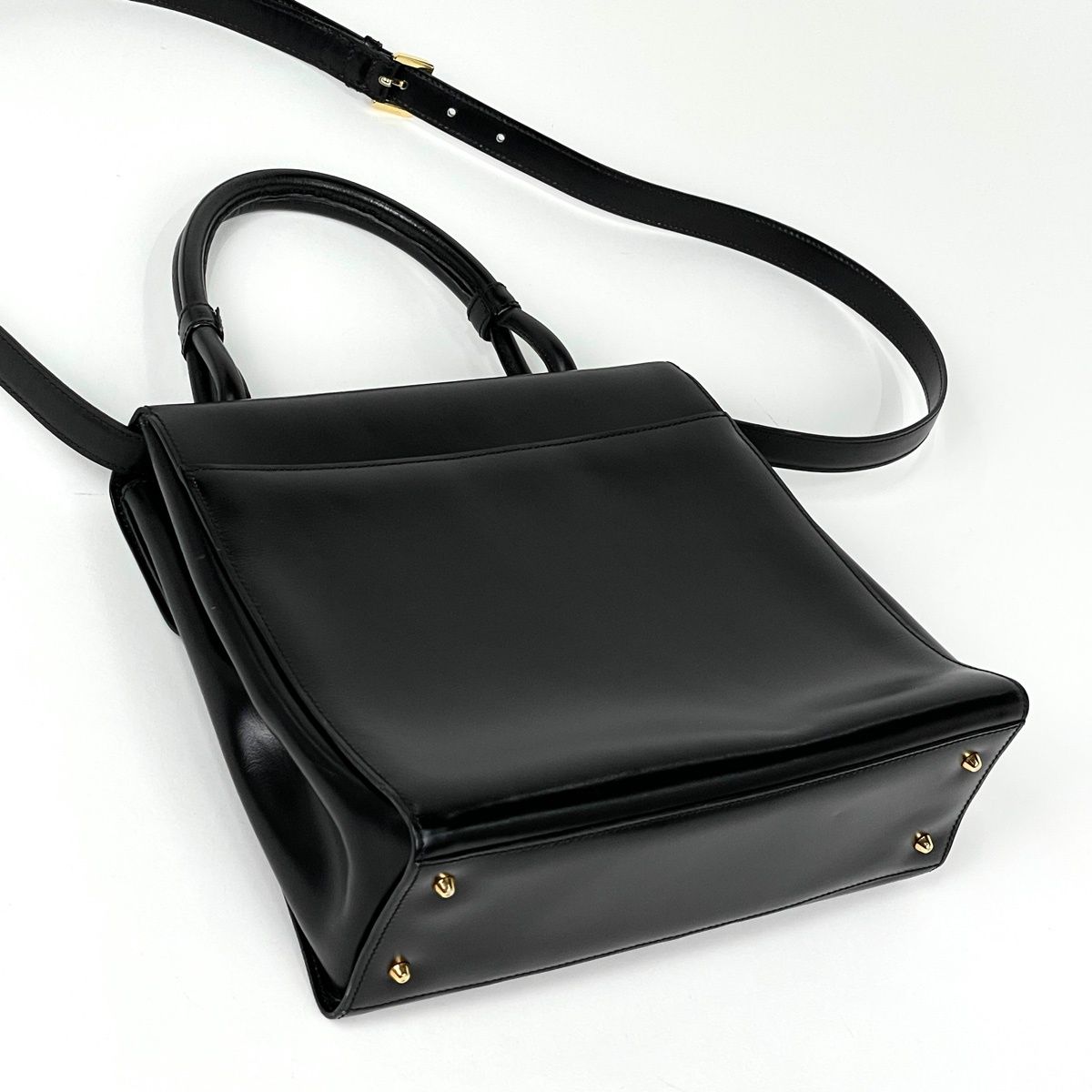 Loewe Anagram Handbag 2-Way Leather Black — view 2