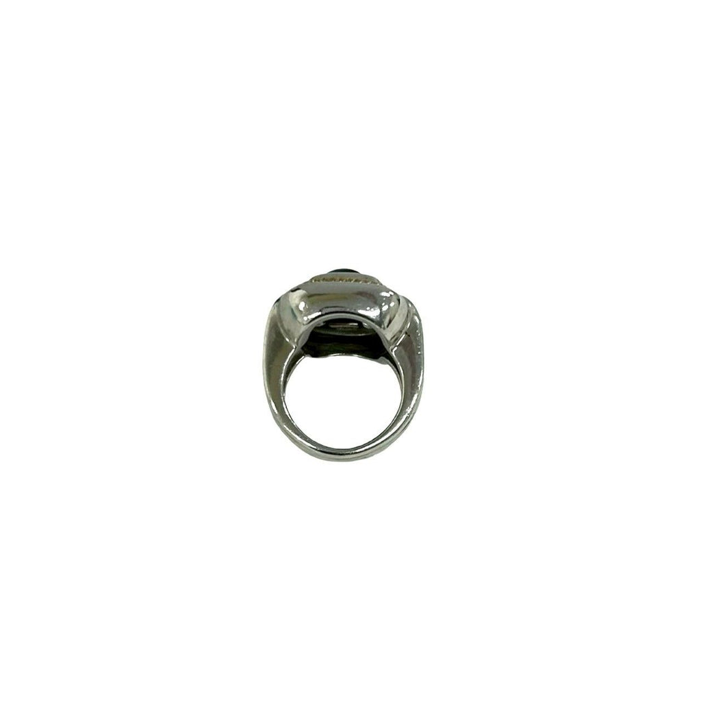 Tiffany & Co Vintage Onyx Ring 925 Sterling Silver Gold — view 6