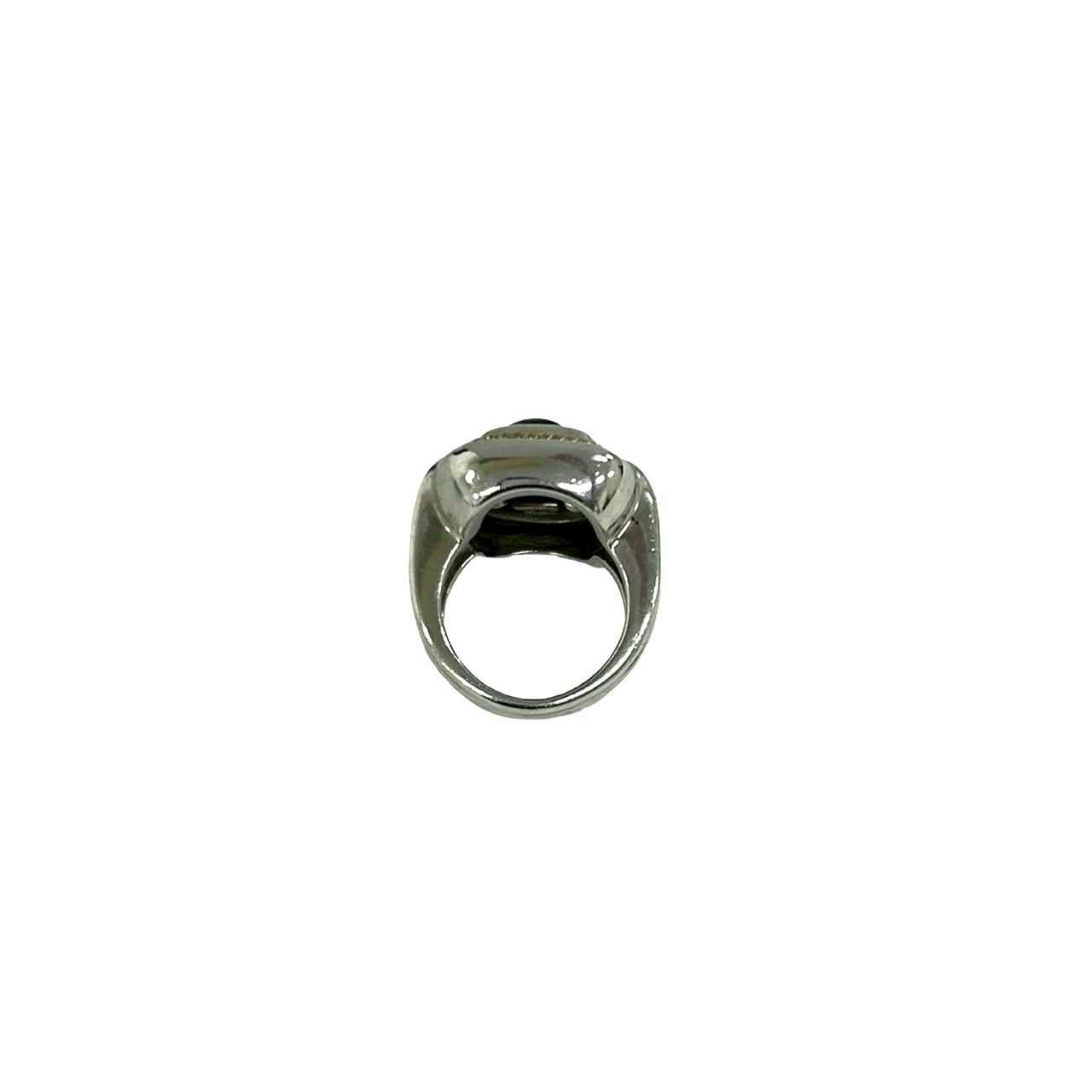 Tiffany & Co Vintage Onyx Ring 925 Sterling Silver Gold — view 6