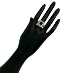 Tiffany & Co Vintage Onyx Ring 925 Sterling Silver Gold — view 2