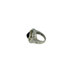 Tiffany & Co Vintage Onyx Ring 925 Sterling Silver Gold — view 4
