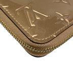 Louis Vuitton Wallet Monogram Vernis Zippy Rose Gold Leather Cowhide — view 6