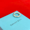 Tiffany & Co Vintage Bamboo Ring 925 Sterling Silver