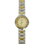 Hermes Vintage Clipper Stainless Steel Quartz Watch Silver Gold — view 5
