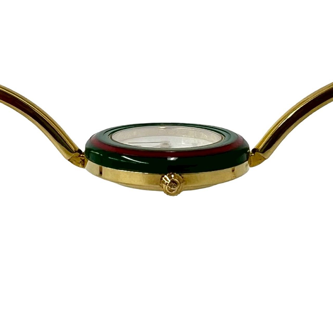 Gucci Vintage Change Bezel Sherry Line Quartz Wristwatch Gold Watch — view 3