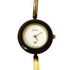 Gucci Vintage Change Bezel Sherry Line Quartz Wristwatch Gold Watch — view 5