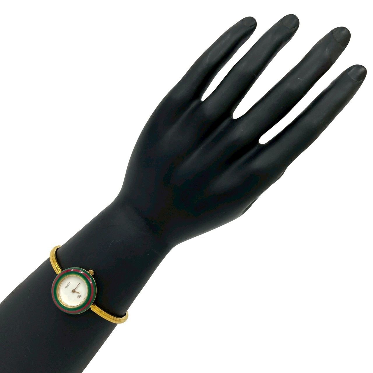 Gucci Vintage Change Bezel Sherry Line Quartz Wristwatch Gold Watch — view 2