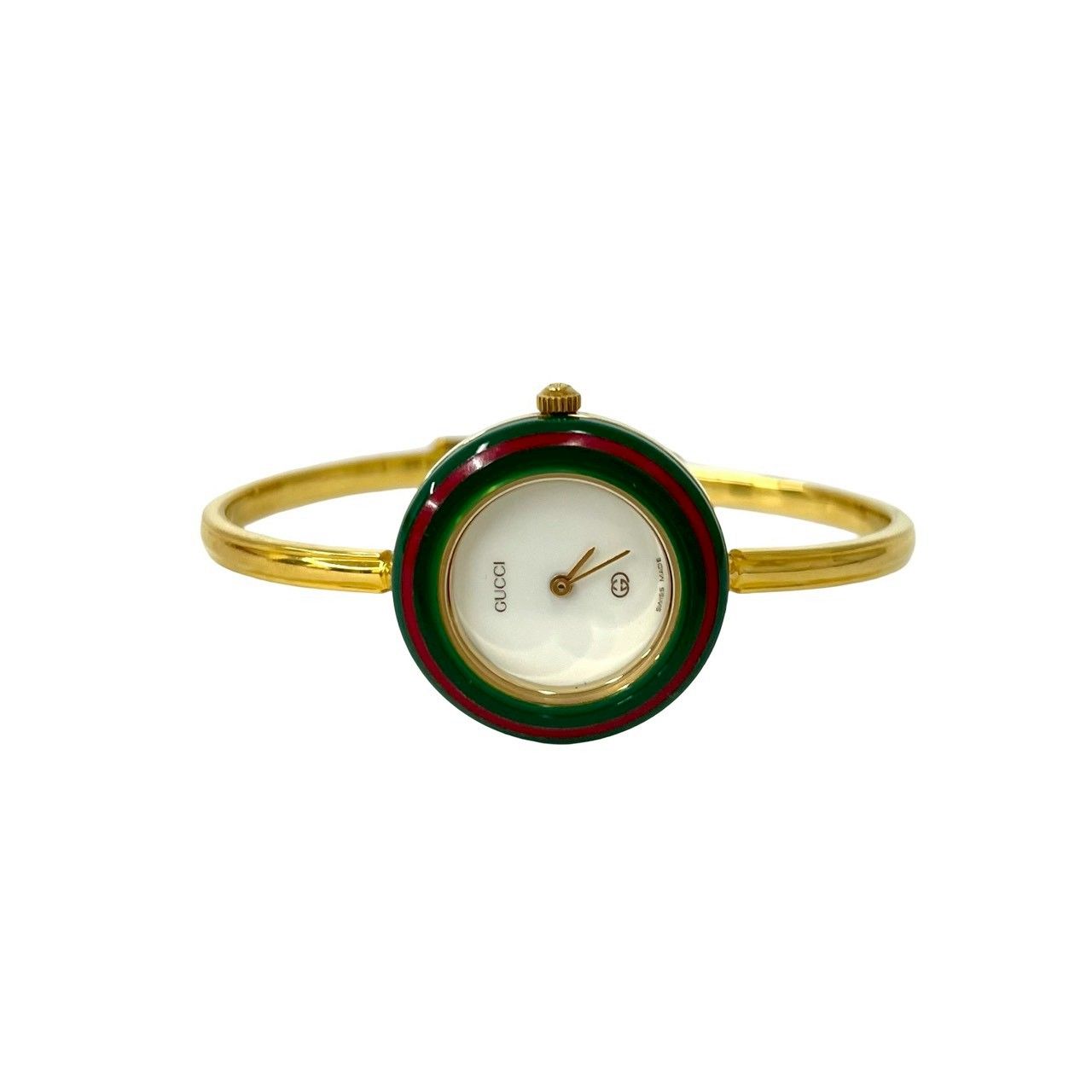 Gucci Vintage Change Bezel Sherry Line Quartz Wristwatch Gold Watch — view 7
