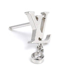 Louis Vuitton 18k White Gold Idylle Blossom Diamond Earrings Single — view 3