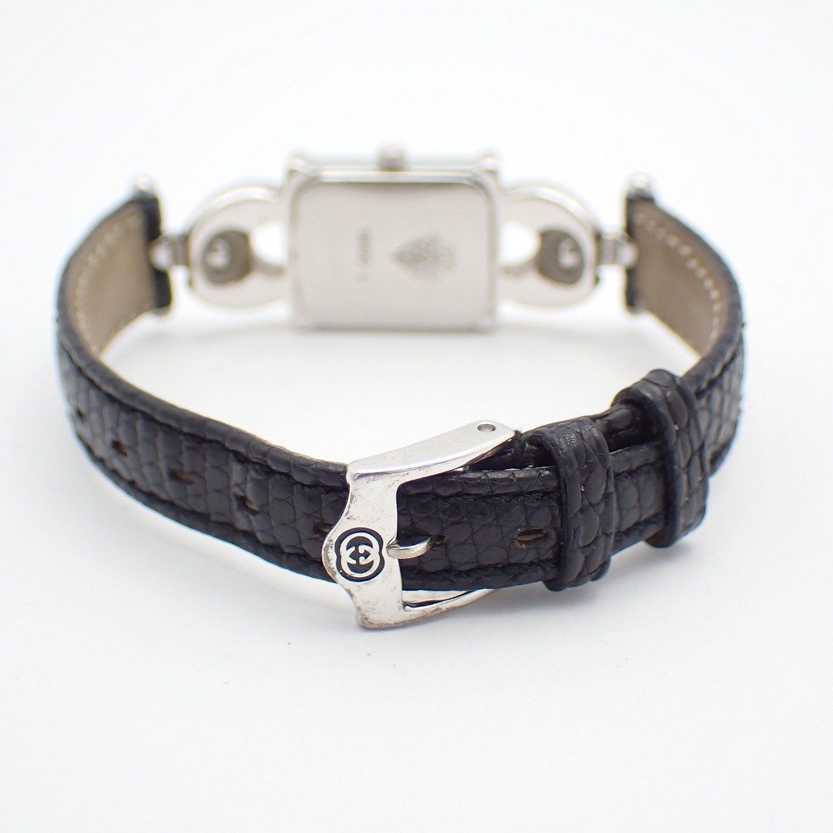 Gucci Quartz Watch Silver Color White Dial with 2 Leather Straps Pawn — view 3