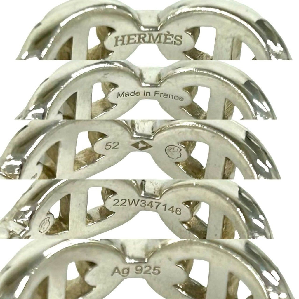 Hermes Enchainee Ring 925 Sterling Silver — view 3
