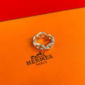 Hermes Enchainee Ring 925 Sterling Silver