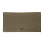 Fendi Wallet Selleria Gray Leather
