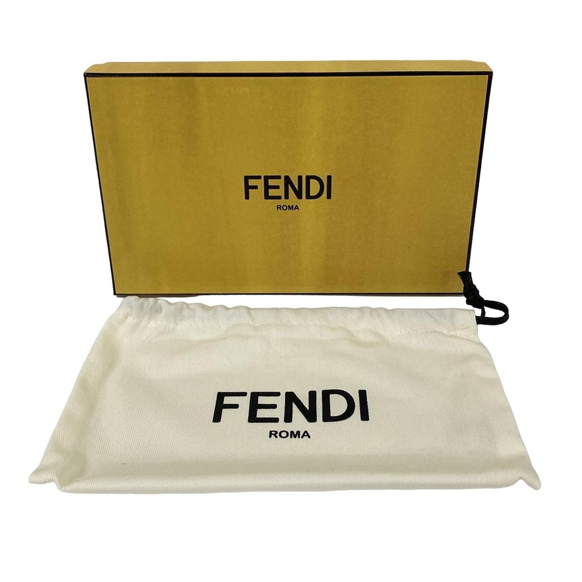 Fendi Wallet Selleria Gray Leather — view 7